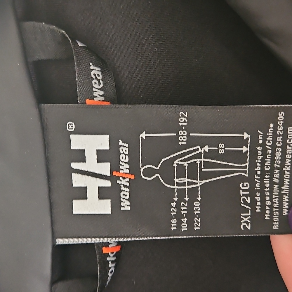 Helly Hansen Workwear Performance Jacket Black Me… - image 5